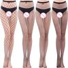 Women Sexy Lingerie Stockings Garter Belt Elastic Stockings Black Fishnet Stocking Thigh Sheer Tights Pantyhose