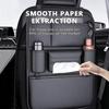 High-Capacity Car Seat Back Storage Bag Anti Kick Pad Multi-Pocket Backseat Organizer Bag Hanging Car Storage Pocket