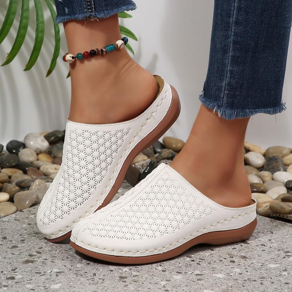 Platform Slip Closed Toe Slippers For Women Plus Size Sandals For Women Wedge Slippers Warming Slippers For Women Microwave