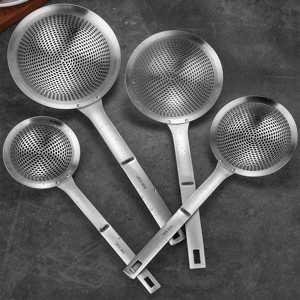 Rostfritt stål Oliesil Durkslag Fina Hål Hot Pot Sil Köksredskap