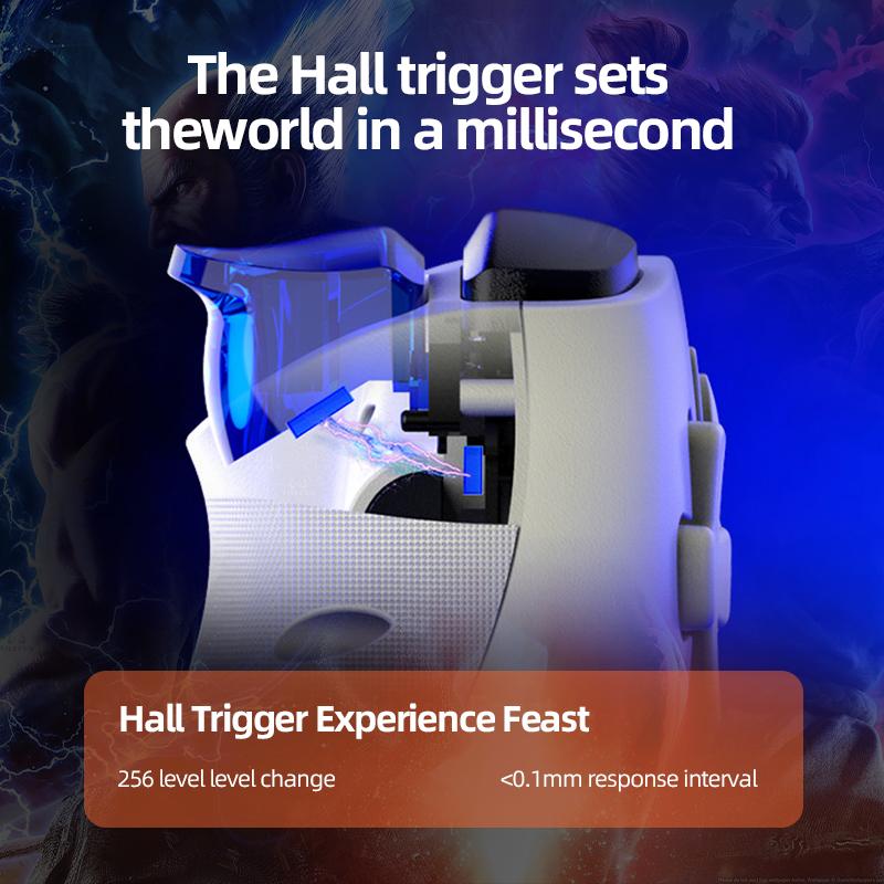 D9 BT 5.0 Wireless Telescopic Mobile Gamepad with Hall Joystick, Turbo and 6-Axis Gyro