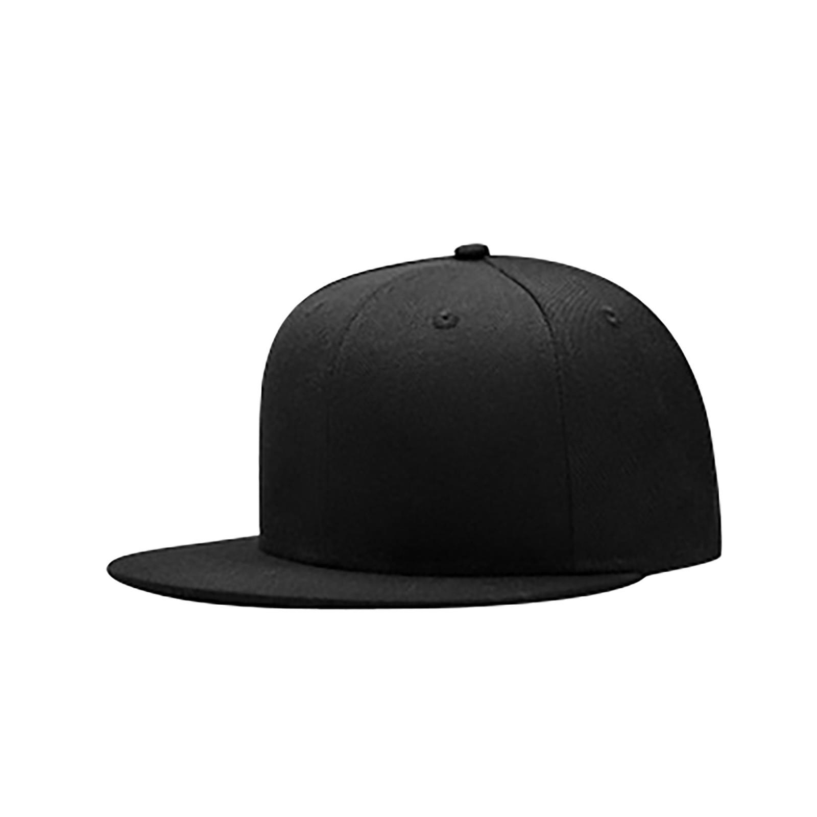 

Flat Baseball Cap Sports Camping Fishing Trip Men Or Women Sun Hat One Size чёрный