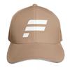 Fanatec F White Baseball Cap Contrast Two Tone Brim Snapback Flat Bill Strapback Dad Hat