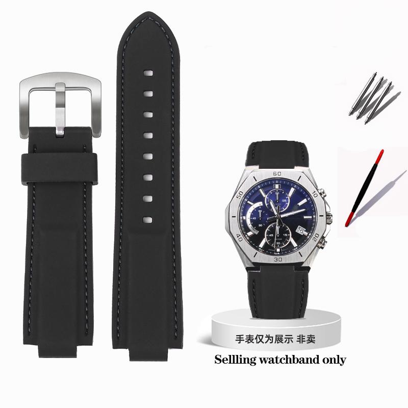 

Ремешок для часов из каучука и силикона для Casio Edifice EFB-680 ECB10YD, ремешок для мужских часов Ocean Heart EFB680, выпуклый 12 мм 14 мм 14mm