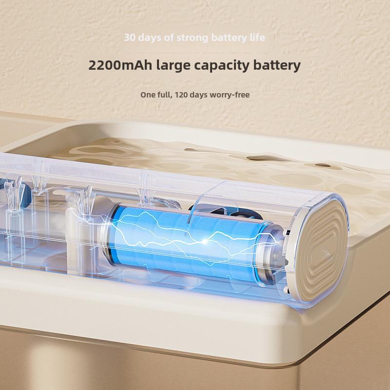 Wireless Smart Pet Water Fountain with Large Capacity & Filtered Circulation