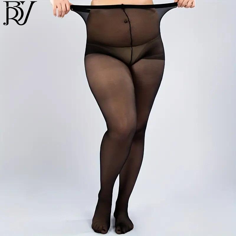 Foreign Trade Extra Large Size Stockings 150Kg Can Be Worn For Women'S Spring And Summer Thin Plus Fat Plus Flat Pantyhose