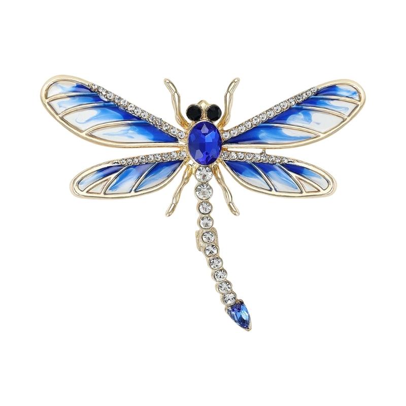 Multipurpose Fun Sophisticated Dragonflies Brooch Elegant Designs Portable Fashion Accessory for Performers Daily Outfit