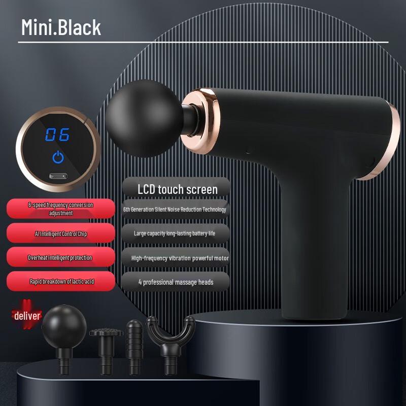 Long Chan Portable Mini Muscle Fascia Gun CN plug (adapter included)