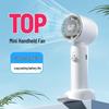 Compact USB Rechargeable Mini Fan with Digital Display