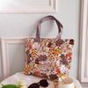 Women Canvas Bags Casual Daily Shoulder Tote Shopper Handbag Simple Hobo Bags