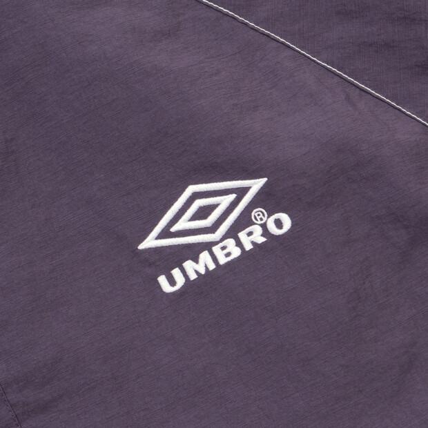 Umbro Crispy Taslan Short Sleeve Stand Neck Anorak Purple (Uq223Cwt59) (B Type)