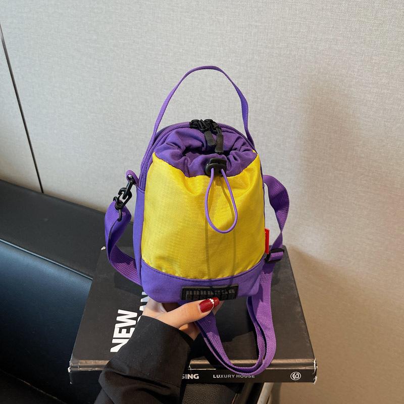 Summer Dopamine Water Cup Bag, Small and Lightweight Tooling, Messenger Bag, Tide Brand Outdoor Sports Mobile Phone Bag