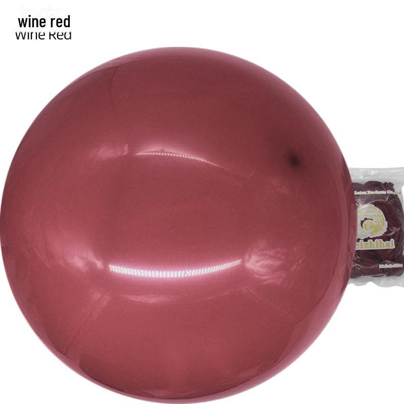 36-Inch Thickened Latex Round Macaron Balloon for Birthday Party Decoration