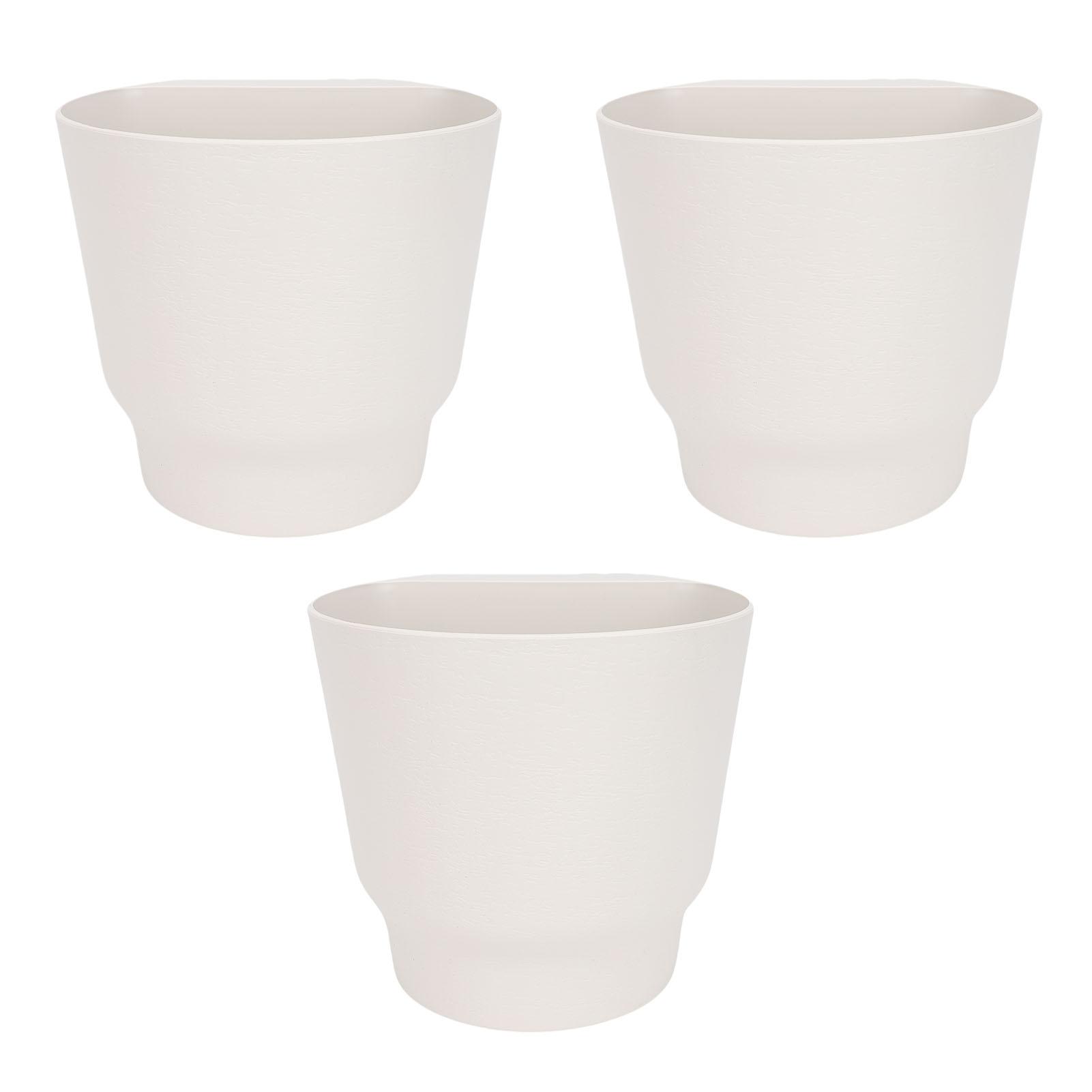 

Подвесной цветочный горшок Эффективная дренажная система Подвесное ведро для забора для балкона Садовое ограждение белый