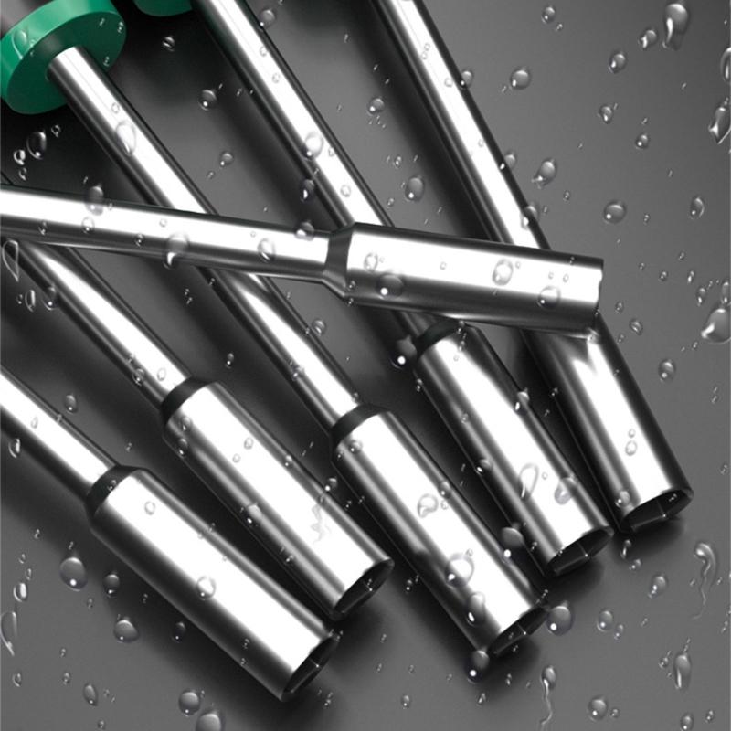 Professional Steel Screwdriver Bit Adapter Extended Shafts Nut Driver Suitable for Multiple Socket for Complex Tasks