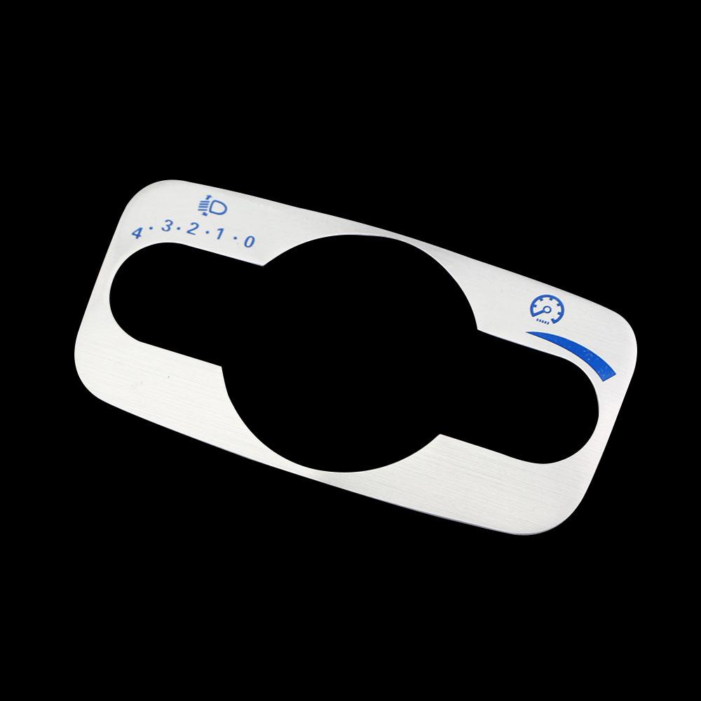 

для Ford Fiesta Ecosport Mondeo 2013 - 2017 LHD Накладка на панель переключателя фар / головного света, отделка, стайлинг, аксессуары для интерьера синий