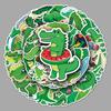 50PCS Crocodile Animal Stickers: Trendy Graffiti Decoration for Luggage, Laptops, and Cars