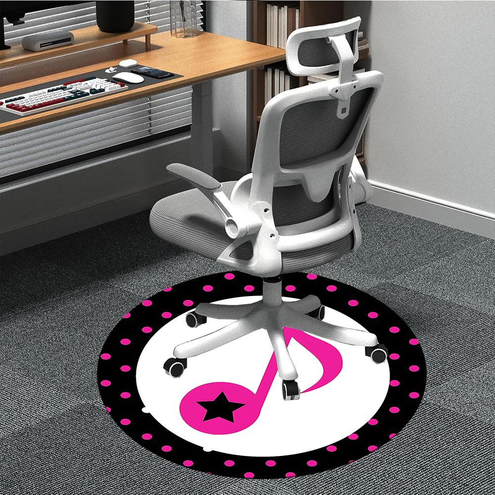 

1pc Music Note Icon Chair Carpet for Office, Soft Flannel Throw Mat, Perfect for Office,Holiday Party Decoration Choice yy251113015 80cm by 80cm