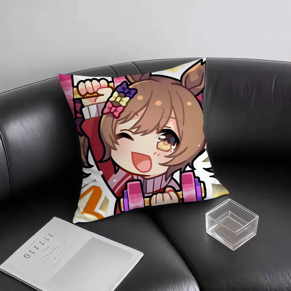 1pc Anime TOKAI TEIO Kawaii Pillow Case Fashion Square Pillowcase Bedroom Sofa Room Ins Decoration Leisure