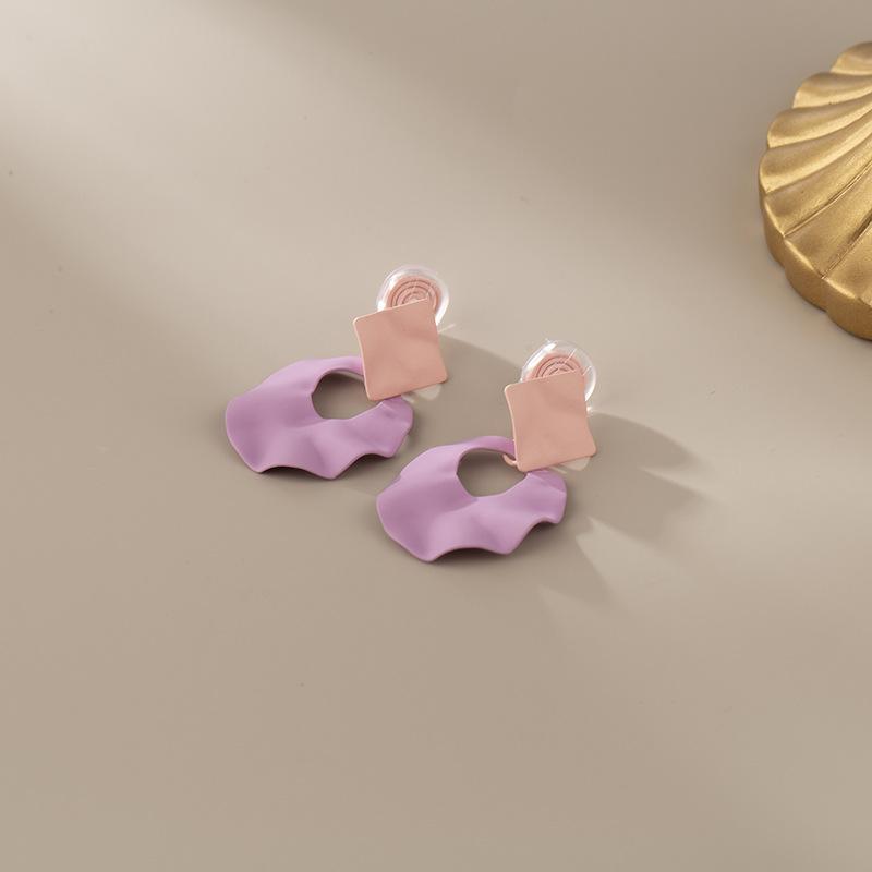 

Необычные милые геометрические серьги, свежая спираль от комаров, зажим для ушей без пирсинга