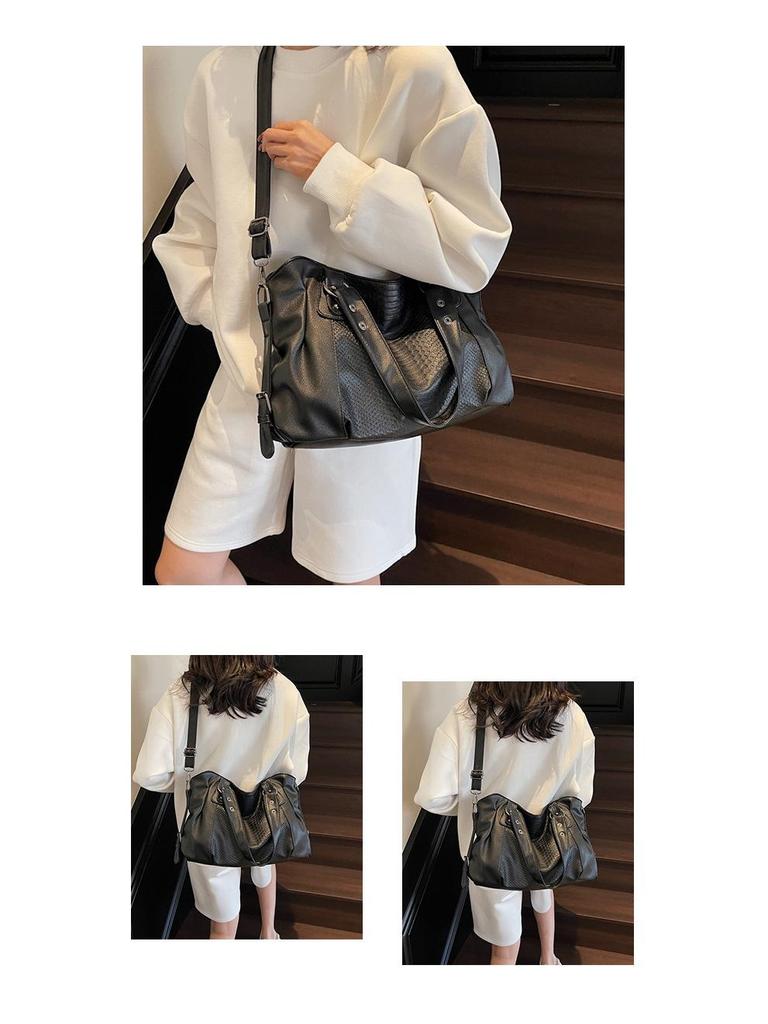 Retro European & American Shoulder Bag: Versatile, Stylish, Casual Handbag for Everyday Commute