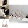 Stylish Korean Butterfly Bag Trendy Pu Shoulder Handbag For Casual Commute
