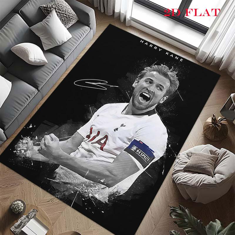 Harry Kane Hero Poster Carpet Rug for Living Room Bedroom Home Sofa Decoration,Kids Play Nonslip Floor Mat