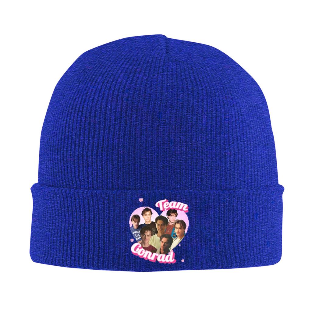 Team Conrad Cousins Graphic-bayingimg Beanie Hats  Bonnet Hats Men Women Vintage Kpop Knitted Hat Autumn Design Head Wrap Caps