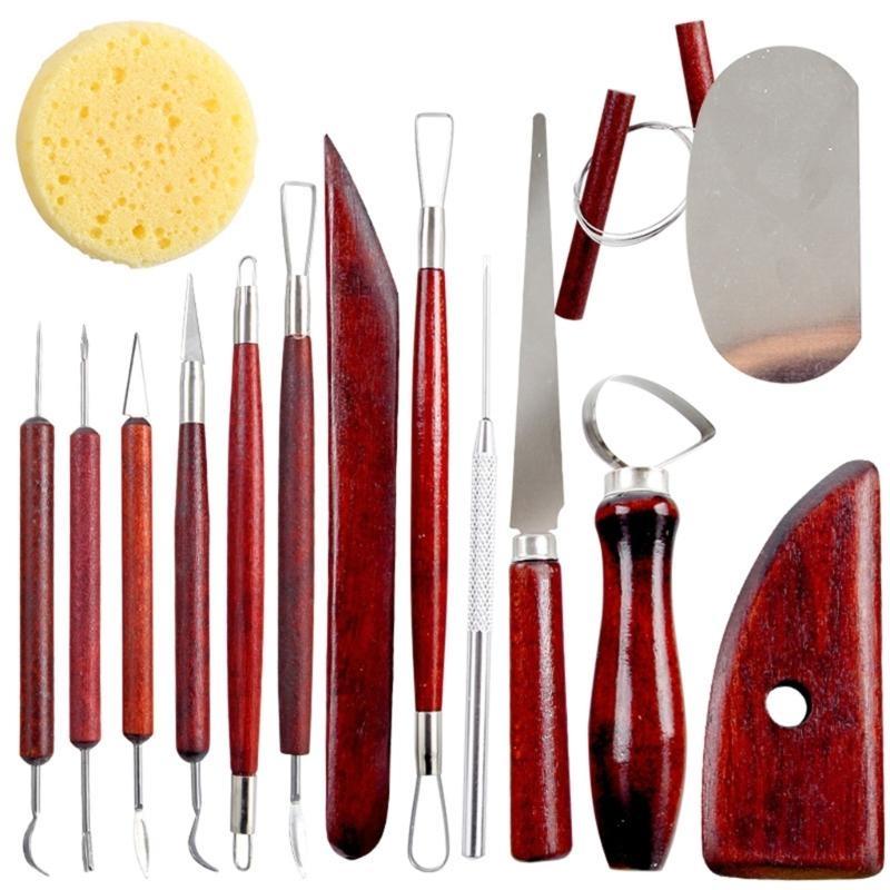 G8DA 15 Pcs Clay Modelings Tool Clay Sculpting Tool Pottery Sculpting Tool for Craft China Mainland