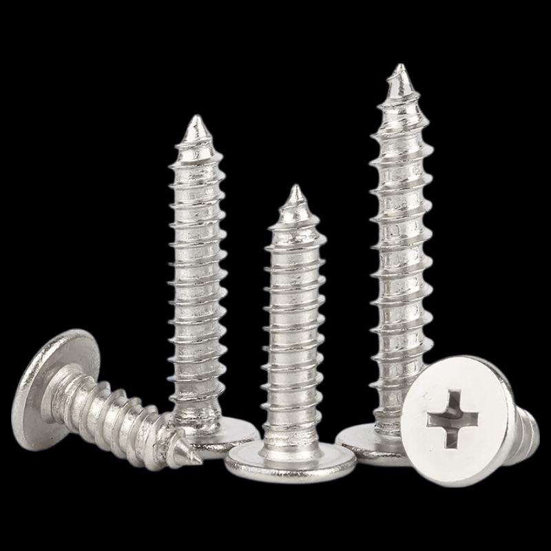304 Stainless Steel Phillips Countersunk Flat Head Self-Tapping Screws