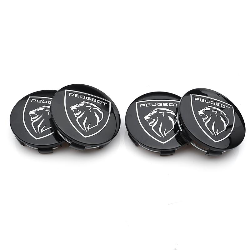 4 ks Znak na auto Kryt středové pokličky kola Příslušenství pro auta Pro Peugeot 206 308 208 207 3008 307 2008 508 407 5008 408 4008 Rifter