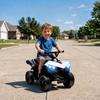 6V Kids ATV, 4 Wheeler Electric Ride on Car with Music and LED Headlights, for Ages 18-56 Months Boys and Girls, White