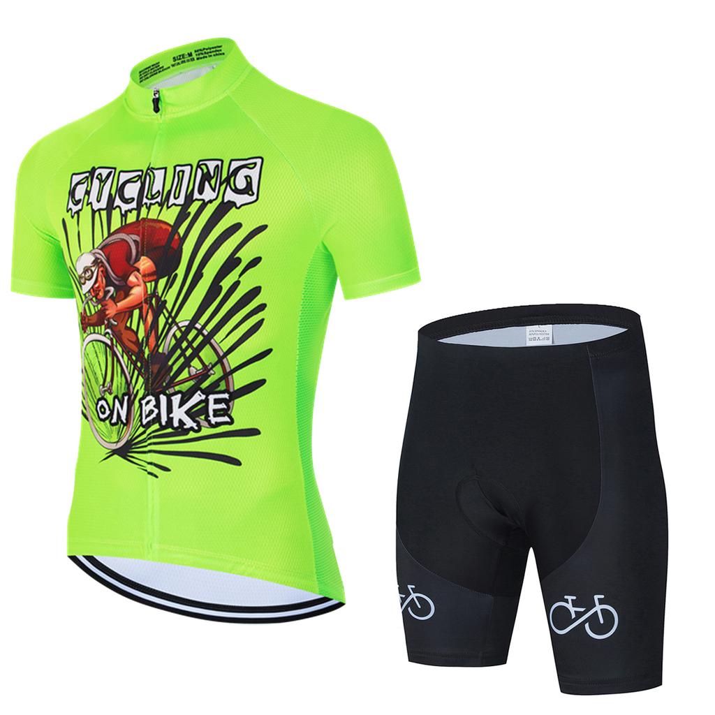 2026 Summer Breathable Sports Team Training Cycling Clothing Breathable Men Short Sleeve Mallot Ciclismo Hombre Verano Cycling Jersey Sets 2026