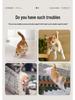 Automatic Retractable Pet Gate and Anti-Jump Barrier Fence for Cats