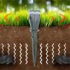 Solar Powered Waterproof Spiral Mole Repellent Ultrasonic Rodent/Snake/Bird Animal for Farm Courtyards