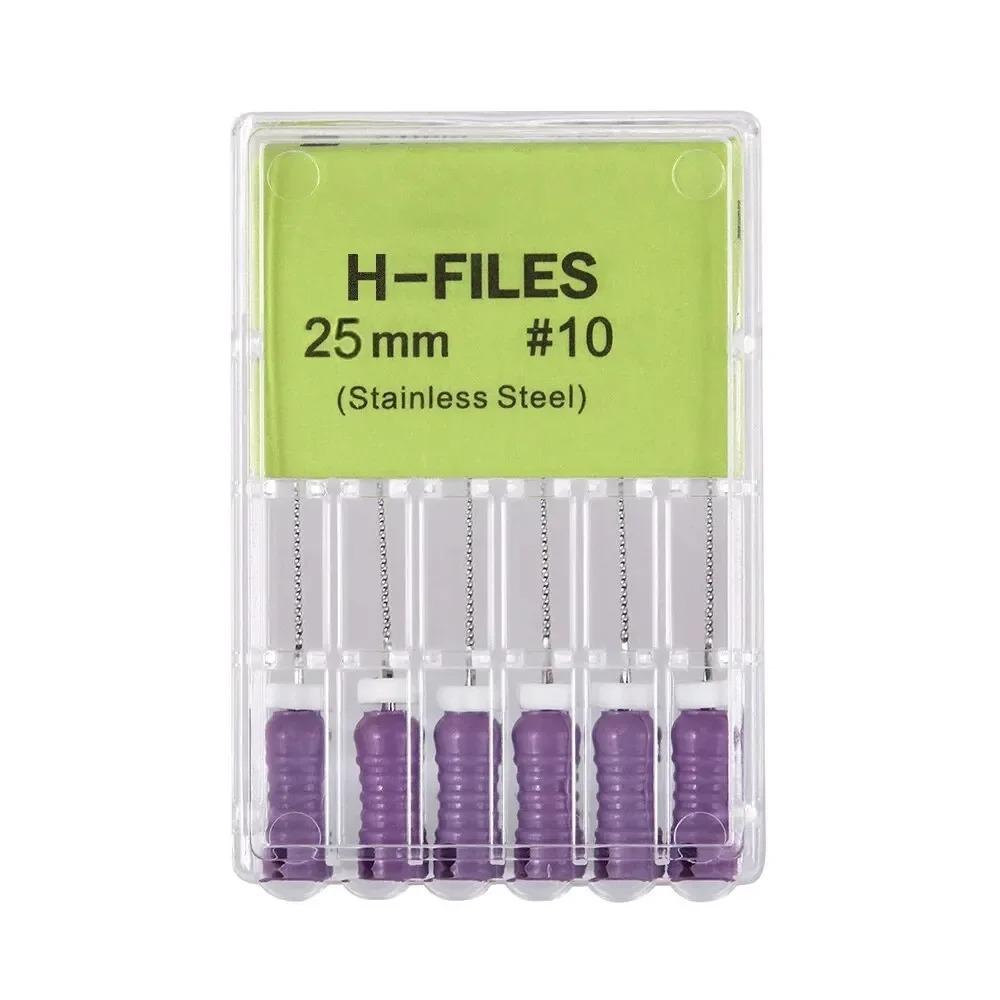 High Quality Dental H- Files Stainless Steel Hand Use Root Canal H File Endodontic Treatment File for Dentistry Instrument