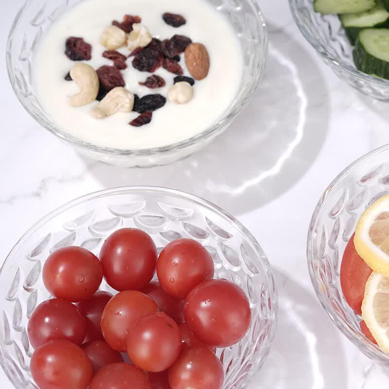 Minimalist Glass Salad Bowl