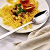 5Pcs Stainless Steel Spork Soup Salad Noodle Spoon Fork Cutlery Tableware Dessert Spoons Ice Cream Spoons Salad Forks Household