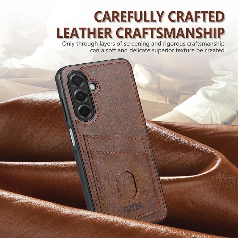 Retro Leather Case for Samsung Galaxy A57 A37 A17 A27 A16 A26 A36 A56 A06 A55 A35 A15 A05S A25 A14 A34 A54 A13 A33 A53 A73 Cover