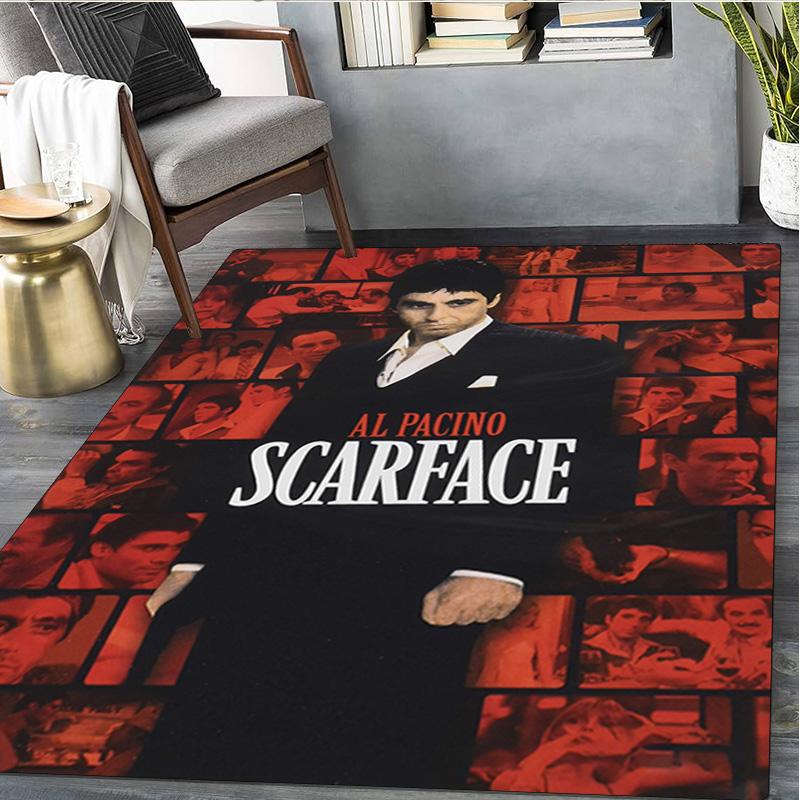 Scarface Rug - Home carpet Office Decorative Carpet For Living Room Bedroom Door Mat Floor Rug Computer Chair Area Rug