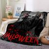 Halloween Horror Night Blanket Soft Throw Blanket For Home Bedroom Bed Sofa Travel Office Solid Christmas Blanket