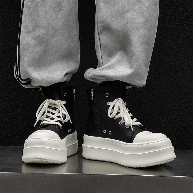 2024 A/W Unisex Thick-Soled High-Top Trend Street Dance & Skate Shoes (18456-J)