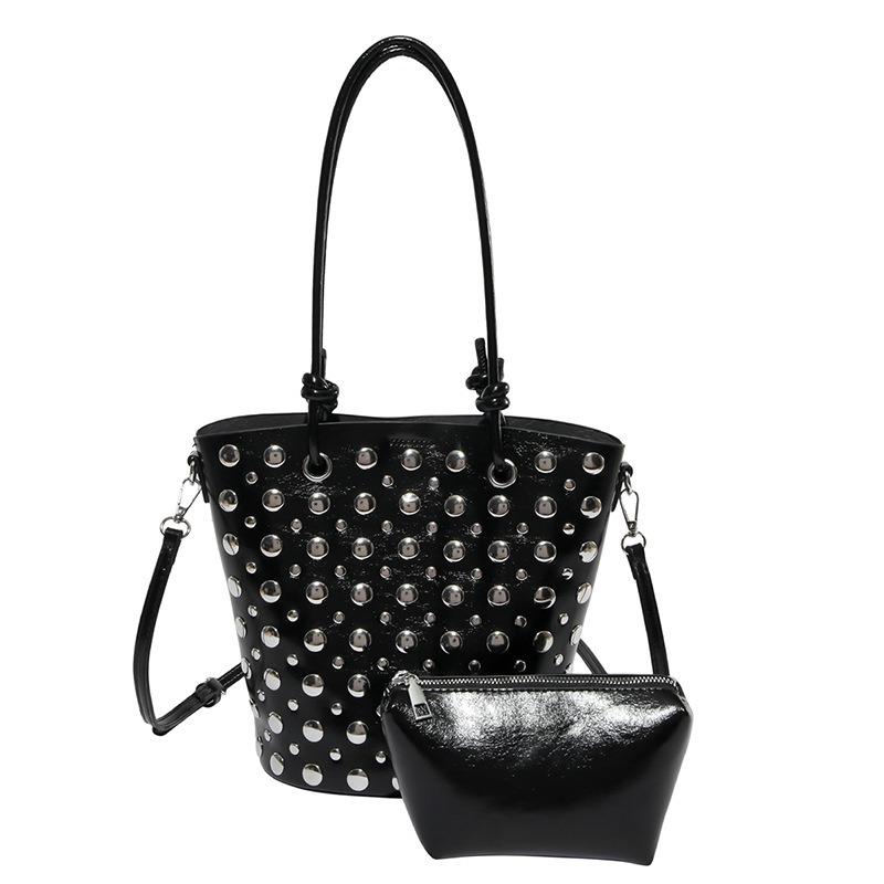 Large-capacity, High-end, Lazy and Fashionable, Hollowed-out Carved Commuting Single-shoulder Underarm Bag