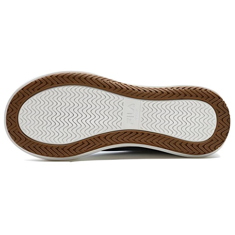 FILA Jellyfish Lightweight Comfortable Simple Durable Increased Height Low-Top Canvas Shoes Men sneaker Black F12M421305FBK