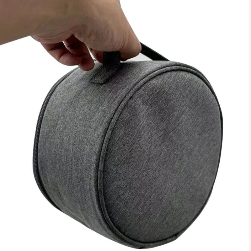 Telescopic Fan Storage Bag Waterproof Large Capacity Fan Hand Bag With Double Zipper And Mesh Pocket Folding Fan Storage Case