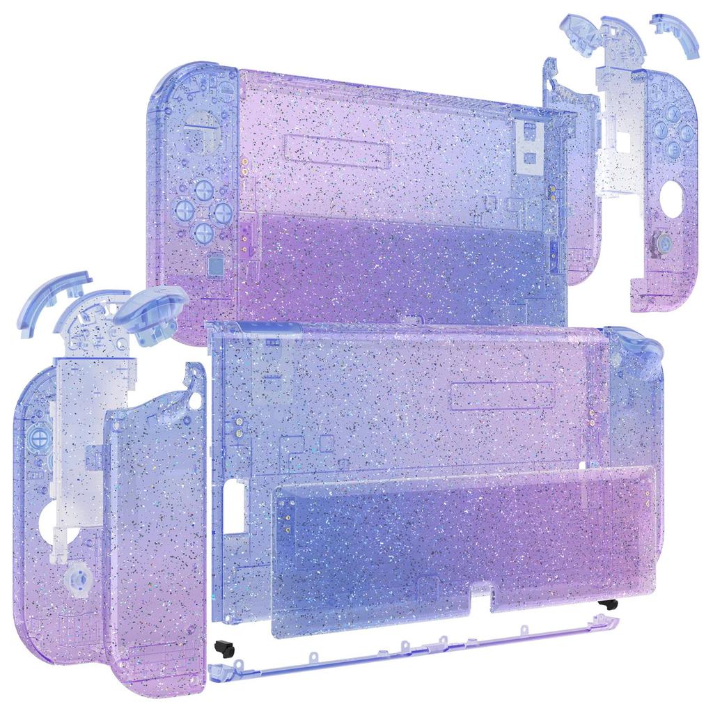 Not the Main Unit Back Plate for eXtremeRate Switch OLED Compatible Back Plate PC Switch Back Switch Compatible with Switch OLED Joycon Handheld