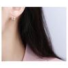 Elegant Fashion Floral Pearl 925 Silver Needle Stud Earrings For Women