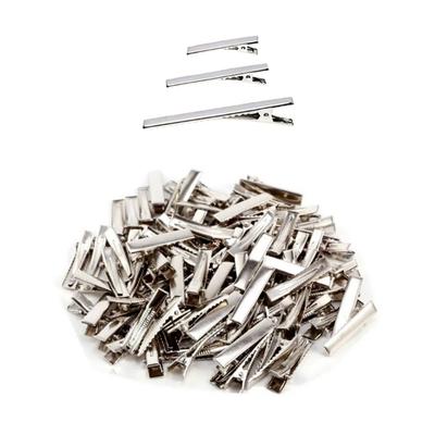 300 ADET Metal Ördek Gagalı Saç Klipsi El Yapımı Kendin Yap Metal Bukle Klipsleri Kadınlar İçin Şekillendirme