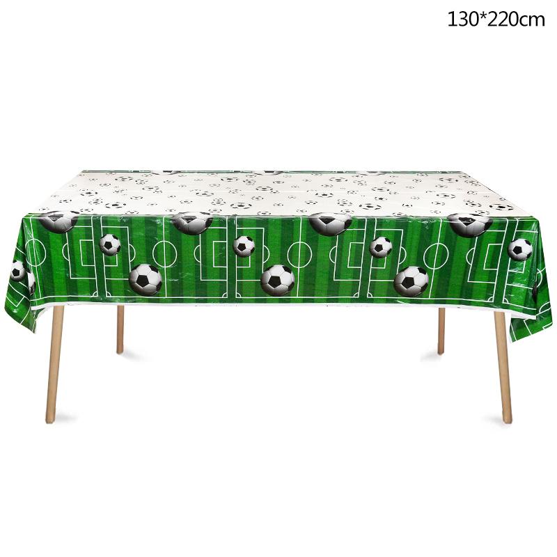 Fußballparty Einweg-Tischdecke Fußball Sport Themen Geburtstagsparty Zubehör Tischdecke Dekoration Kinder Jungen Gastgeschenke Geschenk