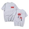 Japanese Unisexga Unisex Women Fashion Kanekiken T-shirts Anime Tokyo Ghoul Spider Lily Print Tshirt Unisex Women Harajuku Casual T Shirt